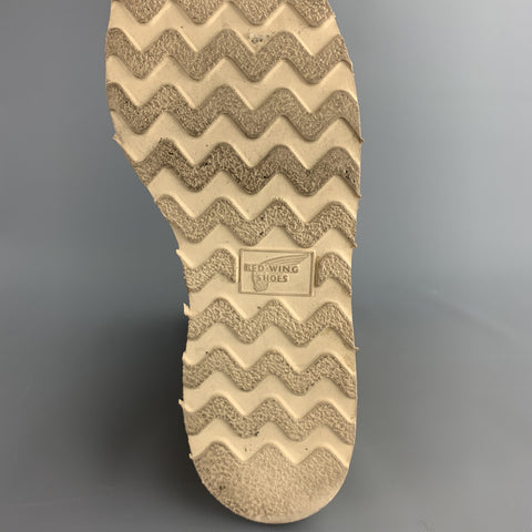 RED WING Taille 7,5 Bottes à boucle en cuir beige