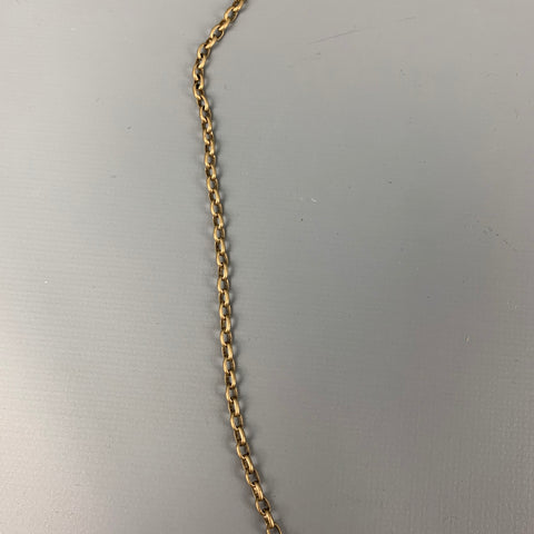 J.CREW Gold Tone Beige Elephant Necklace