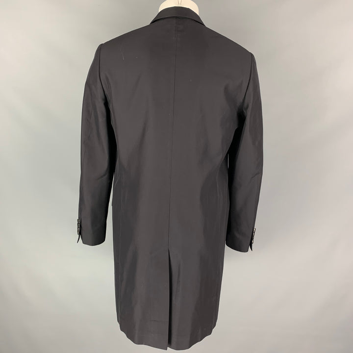 CALVIN KLEIN COLLECTION Taille 38 Manteau léger à revers cranté en soie noire