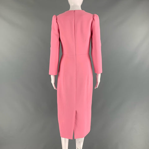 VERONICA BEARD Size 2 Pink Polyester Blend Maxi Long Dress