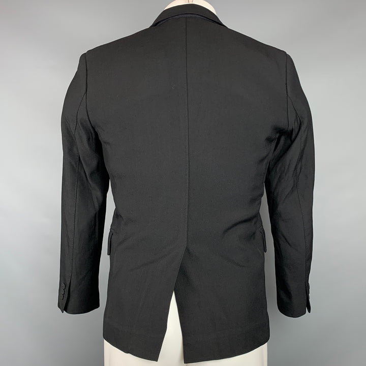 3.1 PHILLIP LIM Size 36 Black Wool / Polyamide Notch Lapel Sport Coat
