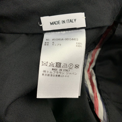 THOM BROWNE Size 30 Navy Cotton Button Fly Casual Pants