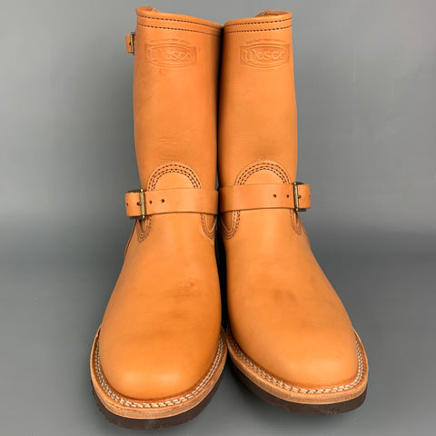 WESCO Size 11.5 Tan Leather Pull On Motorcycle Boots