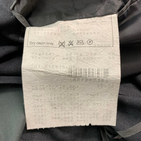 GIORGIO ARMANI Size 40 Grey Wool Spandex Single Button Sport Coat