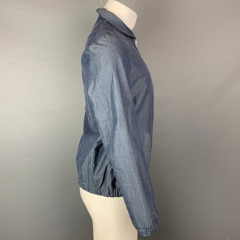O'KEAN &amp; Co Talla 36 Chaqueta con cremallera de algodón azul
