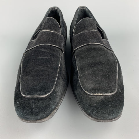 CALVIN KLEIN Size 10 Black Slip On Loafers