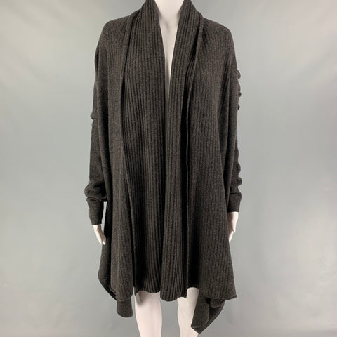 TSE Size XS Brown Cashmere Open Front Cardigan