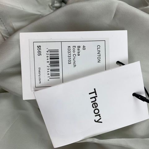 THEORY Clinton Size 40 Regular Off White Linen / Viscose  Eco Crunch Sport Coat