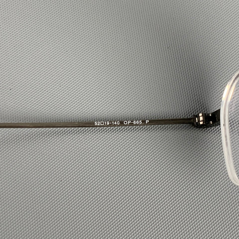 OLIVER PEOPLES Silver Tone Metal Frames
