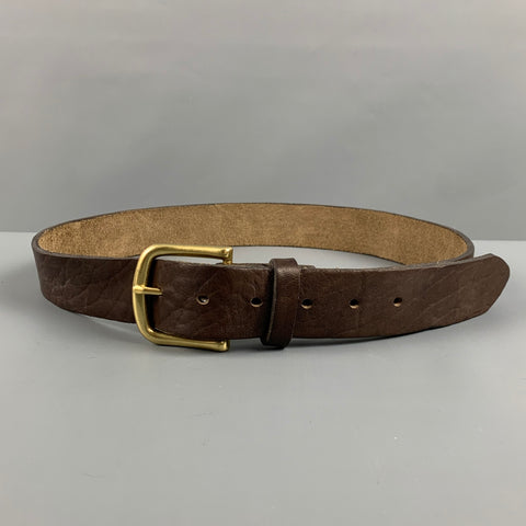LAWLESS DENIM Size 32 Brown Leather Belt