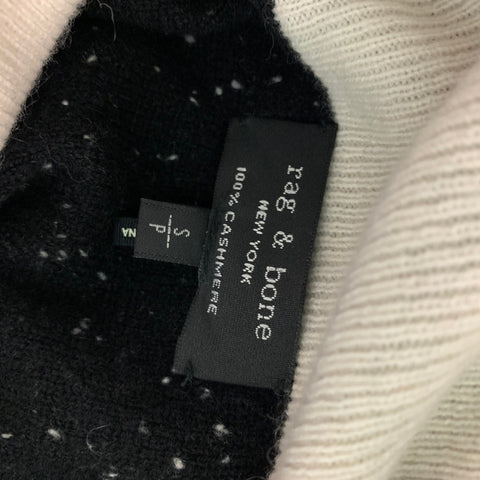 RAG & BONE Size S Black White Cashmere Dots Sweater