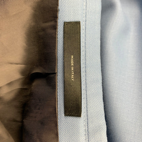 PAUL SMITH Kensington Fit Size 38 Regular Light Blue Wool Notch Lapel Suit