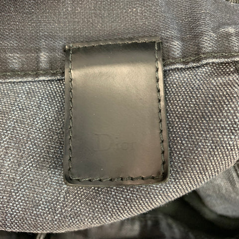 DIOR HOMME Size 32 Black Distressed Denim Button Fly Jeans