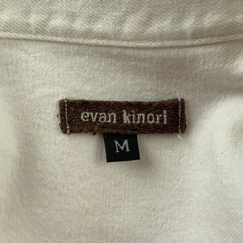 EVAN KINORI Size M Off White Worker Jacket