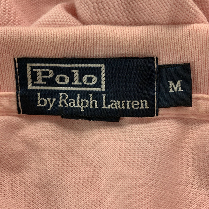 POLO by RALPH LAUREN Size M Pink Cotton Buttoned Polo