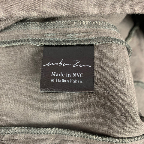 URBAN ZEN by DONNA KARAN Size 2 Slate Linen Blend Leggings