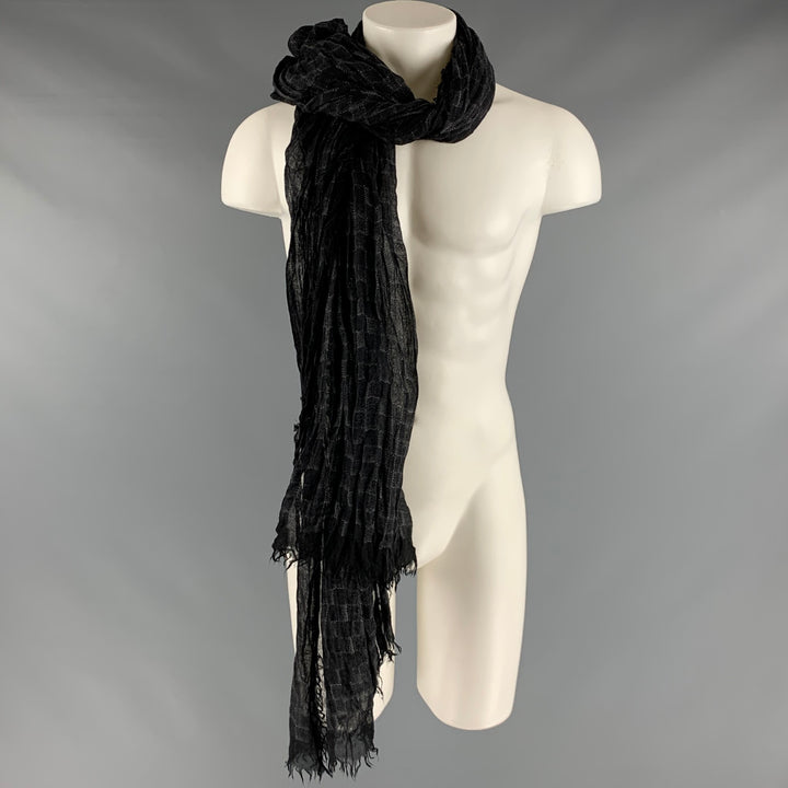 ACNE STUDIOS Black Wool Scarves