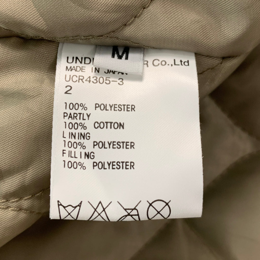 UNDERCOVER Size M Green Polyamide Hooded Coat