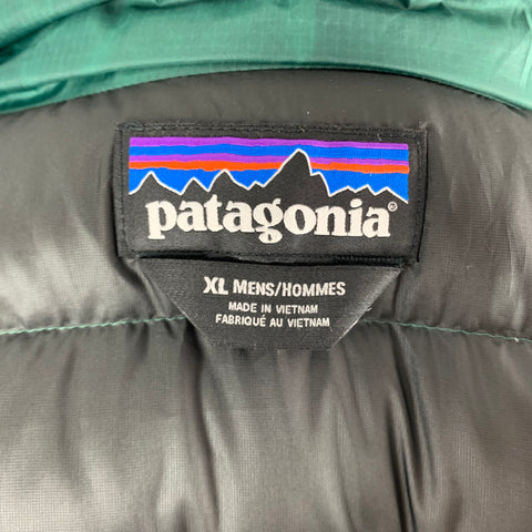 PATAGONIA Chest Size XL Size XL Green Quilted Polyester Zip Up Vest