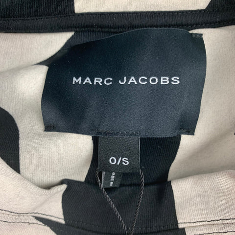 MARC JACOBS Taille Unique Chemise surdimensionnée monogramme en coton blanc noir