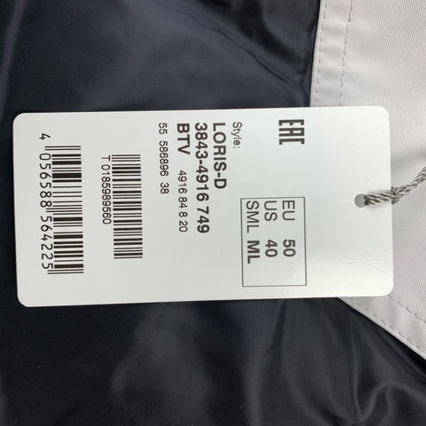 BOGNER Size 40 Light Gray Quilted Polyester / Polyamide Vest