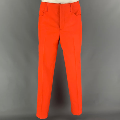 ACNE STUDIOS Size 42 Orange Cotton / Polyester Notch Lapel Suit