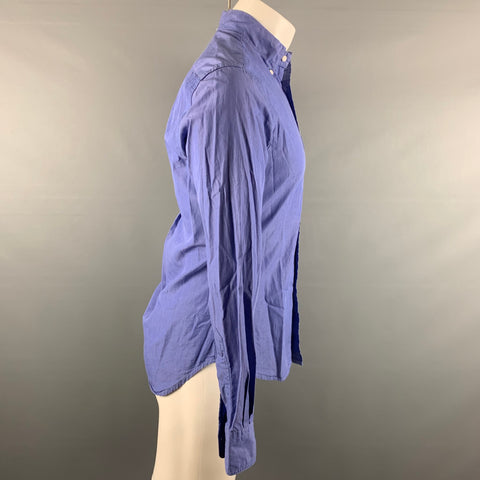 GITMAN VINTAGE Size S Purple Cotton Button Down Long Sleeve Shirt