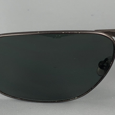 BOTTEGA VENETA Charcoal Metal Intrecciato Panel Sunglasses