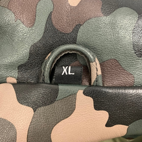 BO MIKE RONNY Size XL Olive & Taupe Camo Parka Jacket