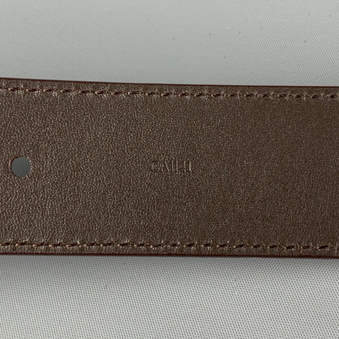 LOUIS VUITTON Size 40 Grey Taiga Leather Belt