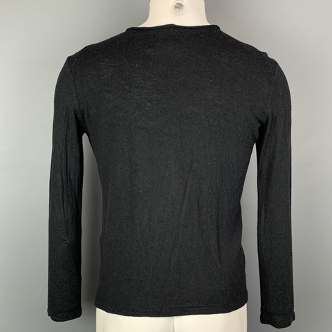 FORME 3'3204322896 Jersey de manga larga de algodón/cachemir gris talla L