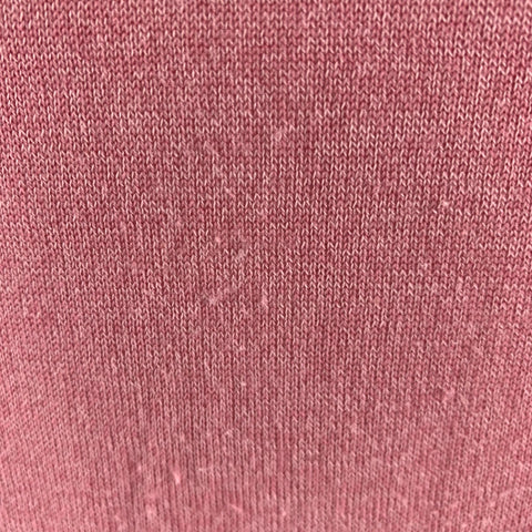 JOHN SMEDLEY Size L Pink Wool Cotton V-Neck Pullover