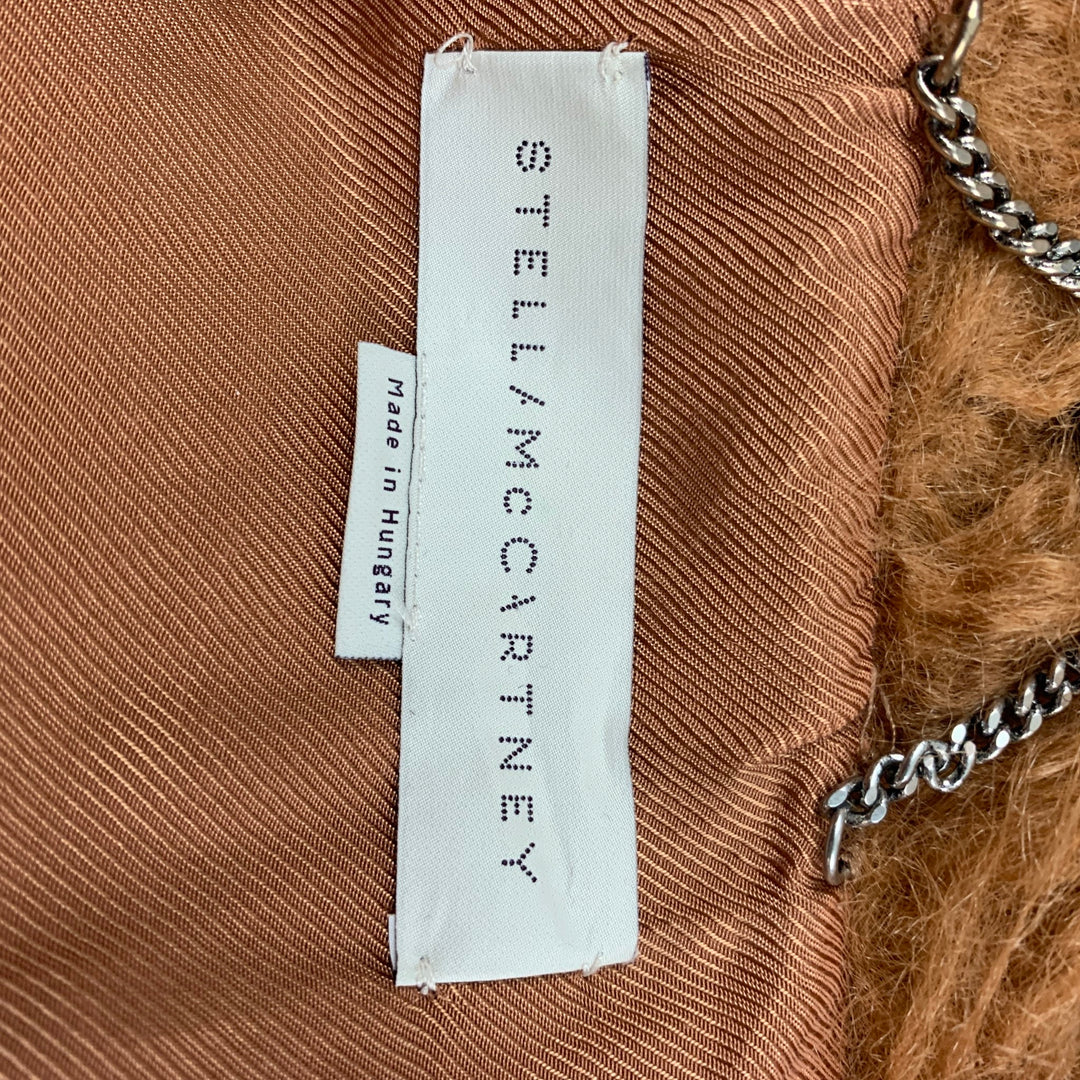 STELLA McCARTNEY 2015 Size XS Brown Modacrylic Faux Fur Vest