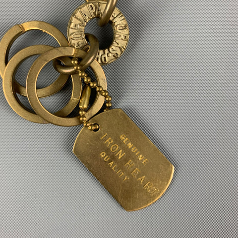 PRIDE OF JAPAN Bronze Iron Heart Key Chain
