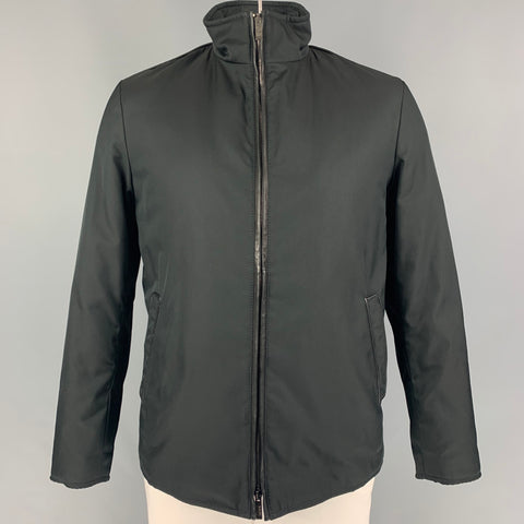 ARMANI COLLEZIONI Size 40 Black Polyamide Blend Jacket