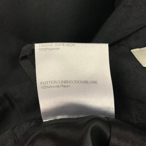 FERAUD Size 8 Black Shantung Pencil Skirt