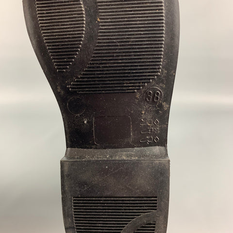 BARNEY'S NEW YORK Size 8 Black Rubber Boots