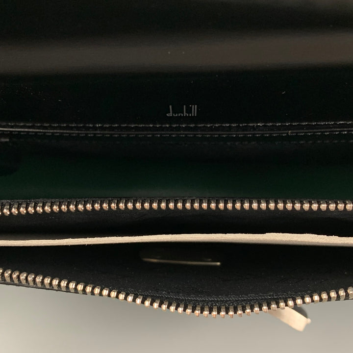 DUNHILL Black Cowhide Leather Confidential Second Bag