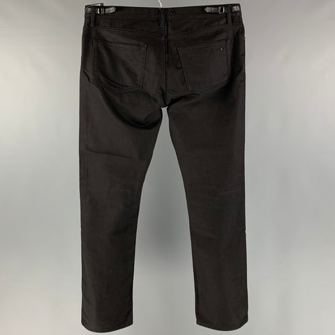 BURBERRY LONDON Size 36 Black Denim Slim Jeans