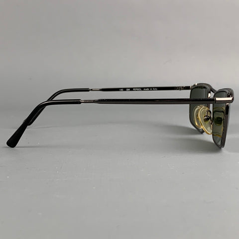 Vintage PERSOL Black Metal Denis Sunglasses