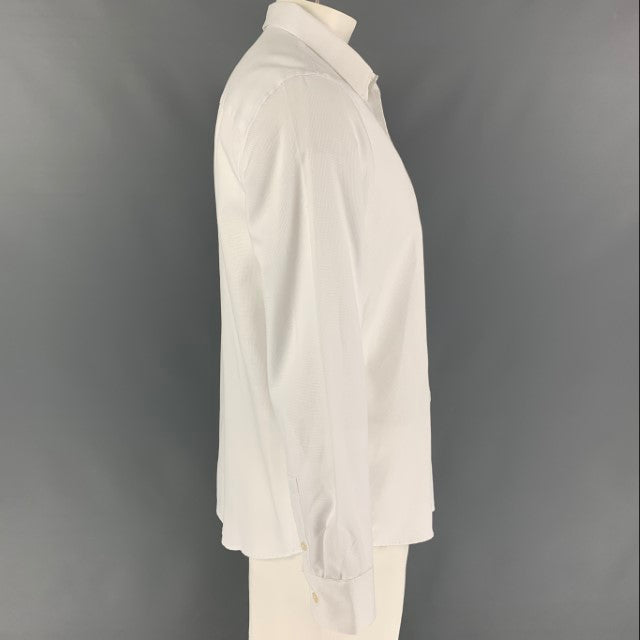MICHAEL KORS Taille XL Chemise à manches longues en coton blanc