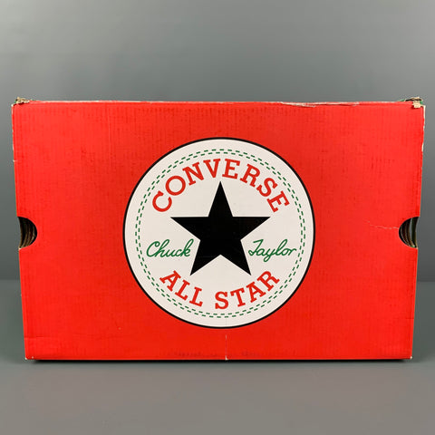 CONVERSE x DENIM TEARS Size 8.5 Black Red Stripe Canvas High Top Sneakers