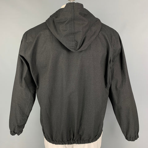 WTAPS Size M Charcoal Cotton Hooded Jacket