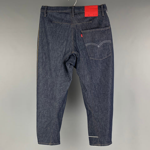 LEVI STRAUSS Size 29 Blue Cotton Drop-Crotch Jeans
