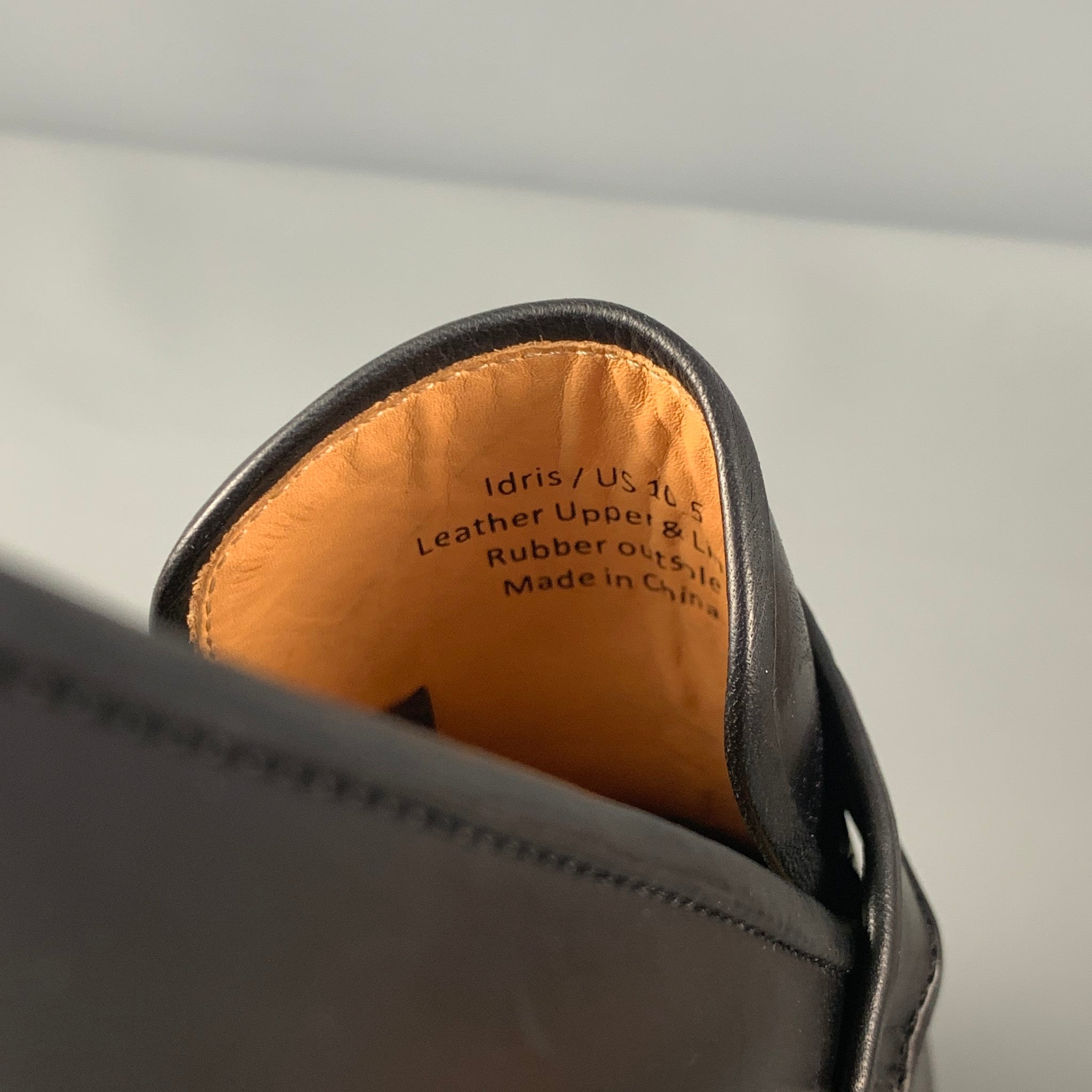 Saturdays Idris Loafer US9 黒 SATURDAYS NYC Size 10.5 Black Tan Color Block Leather