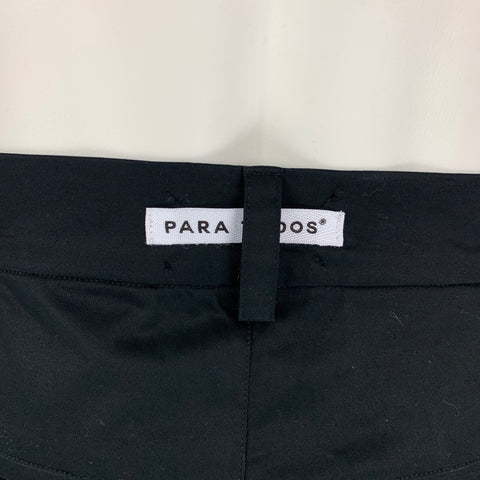 PARA TODOS Size S Black Pleated Wide Leg Shorts