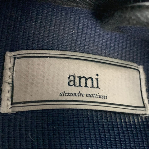 AMI by ALEXANDRE MATTIUSSI Size 11 Black Green Color Block Nylon Sneakers