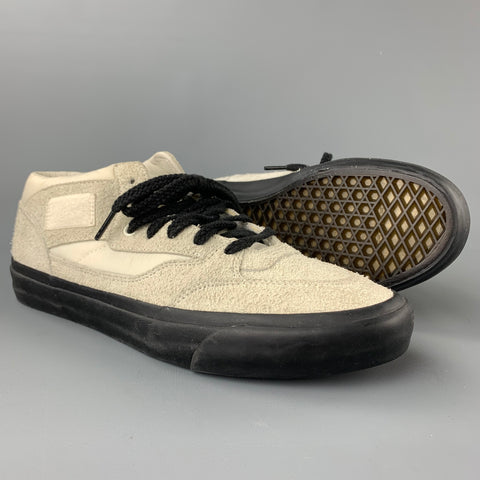 VANS x OUR LEGACY Size 9.5 White Suede Lace Up Sneakers