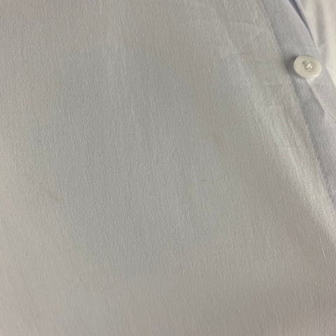 JOHN RICHMOND Taille XL Chemise à manches longues boutonnée en mélange de coton uni blanc