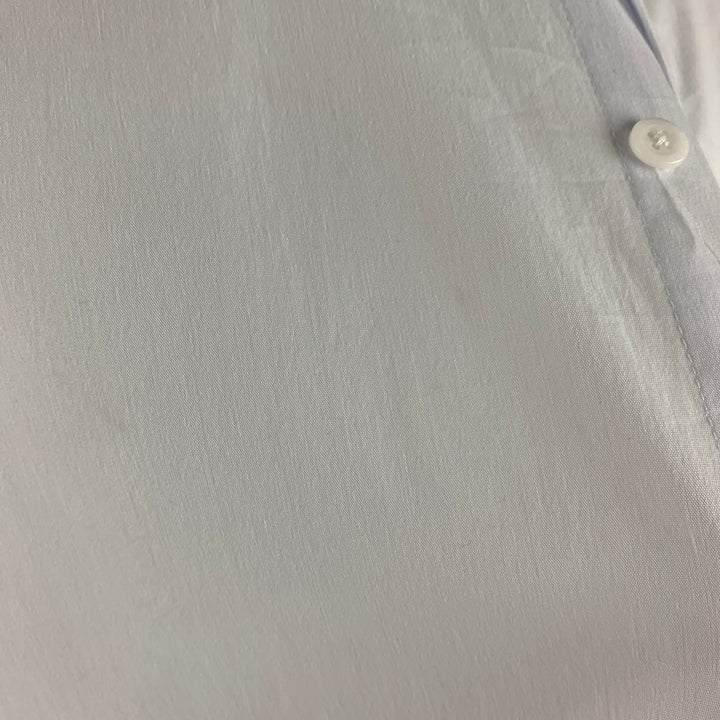 JOHN RICHMOND Taille XL Chemise à manches longues boutonnée en mélange de coton uni blanc